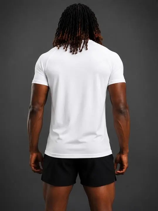 TREADLON Premium Cotton T-Shirt beyaz arka görünüm