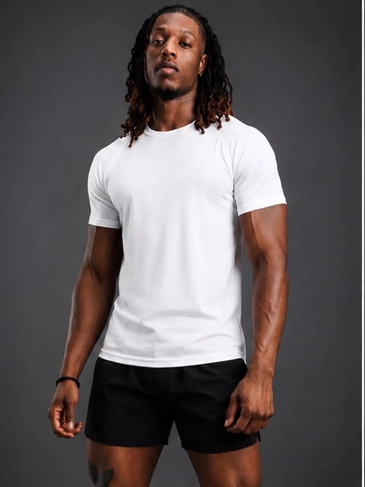 TREADLON Premium Cotton T-Shirt beyaz önden ikinci görünüm