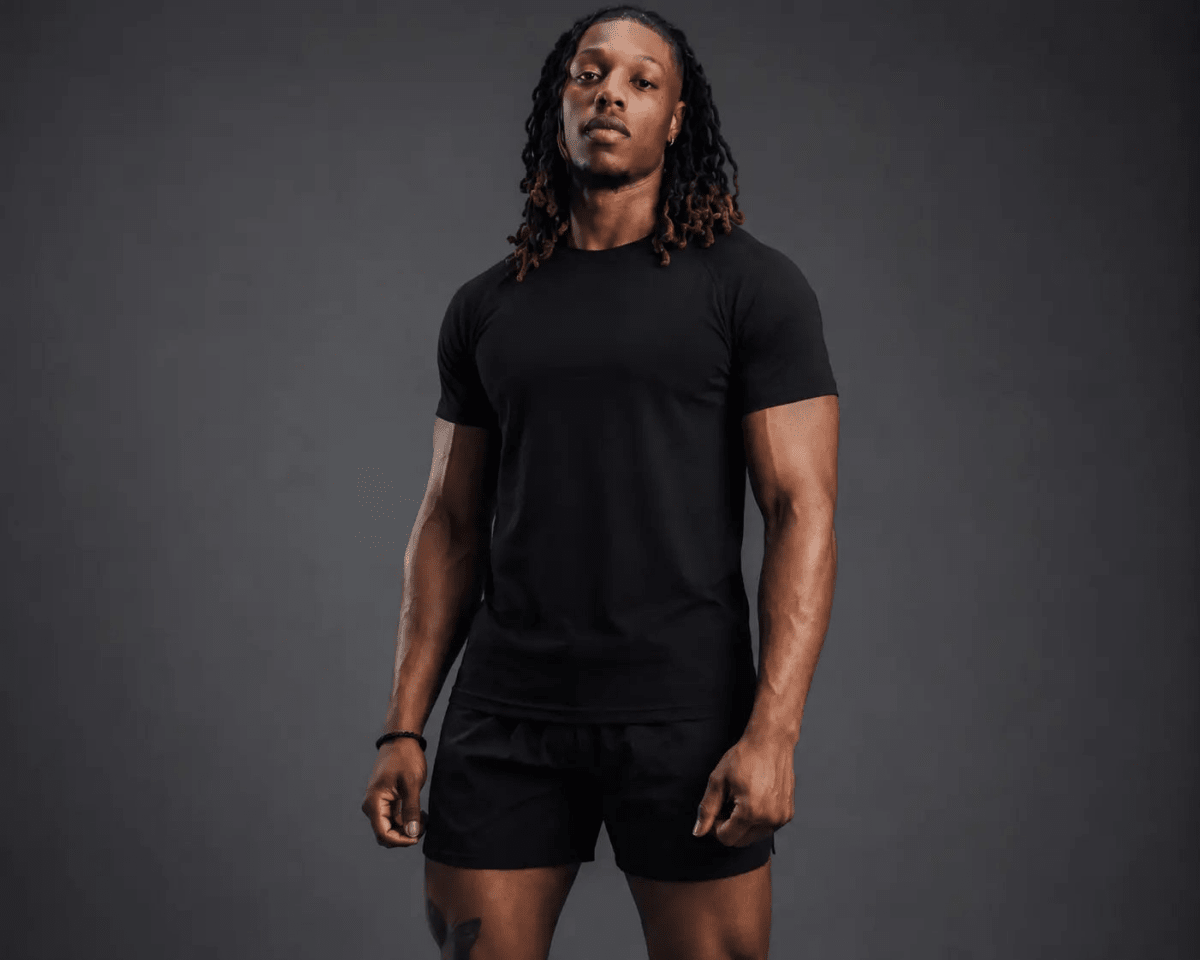 TREADLON Premium Pamuklu Tişört - Siyah - TREADLONPremium Cotton T-ShirtTREADLON Premium Cotton T-Shirt siyah ön görünümTREADLONTREADLONTREADLON-COTTON-SIYAH-SS